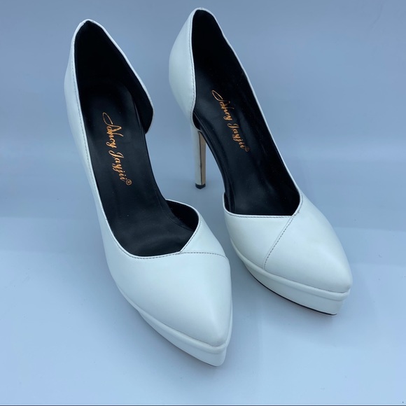 Women High Stiletto Heel Platform Pump Pointed toe - Picture 5 of 12